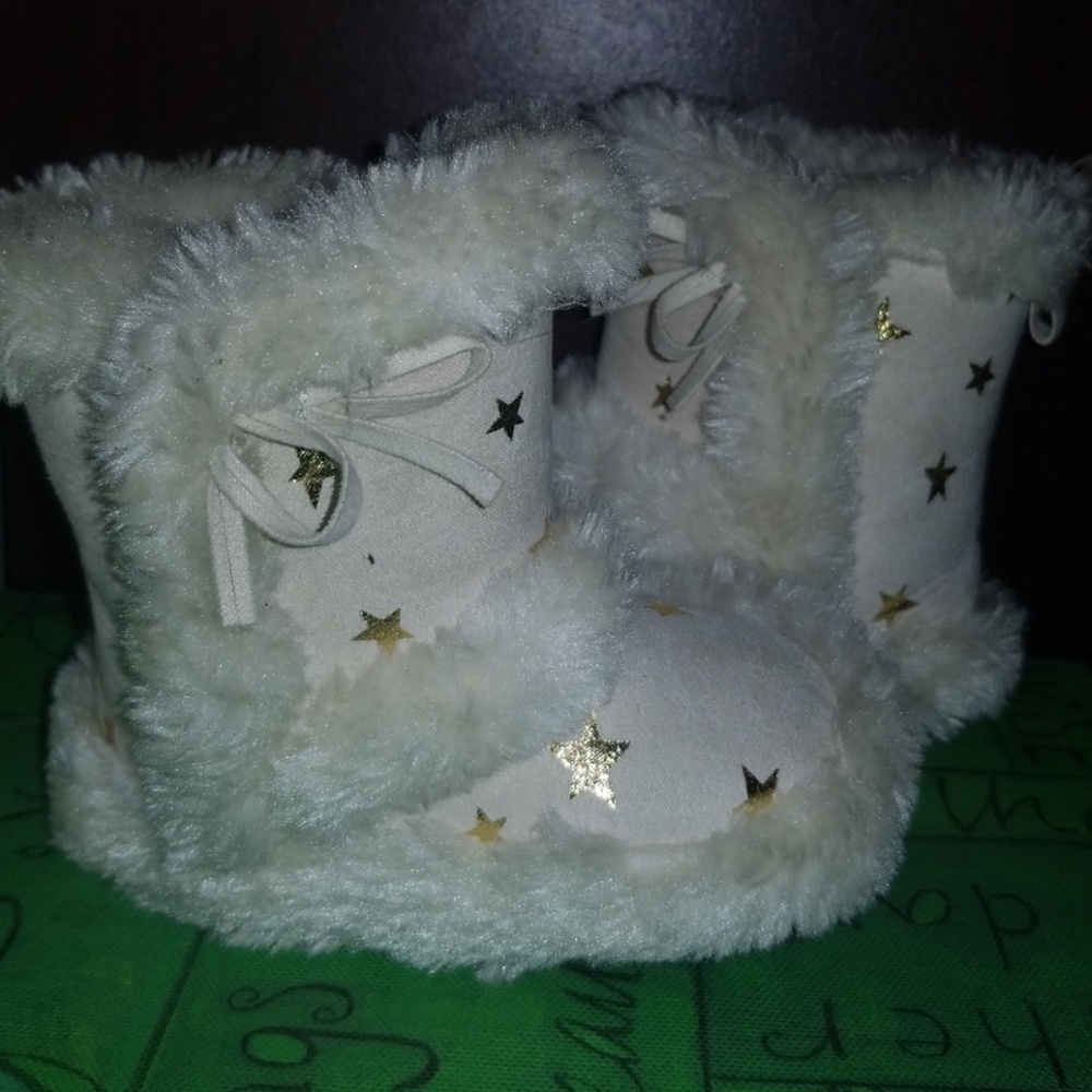 Koala Baby Soft Sole Fur Slippers